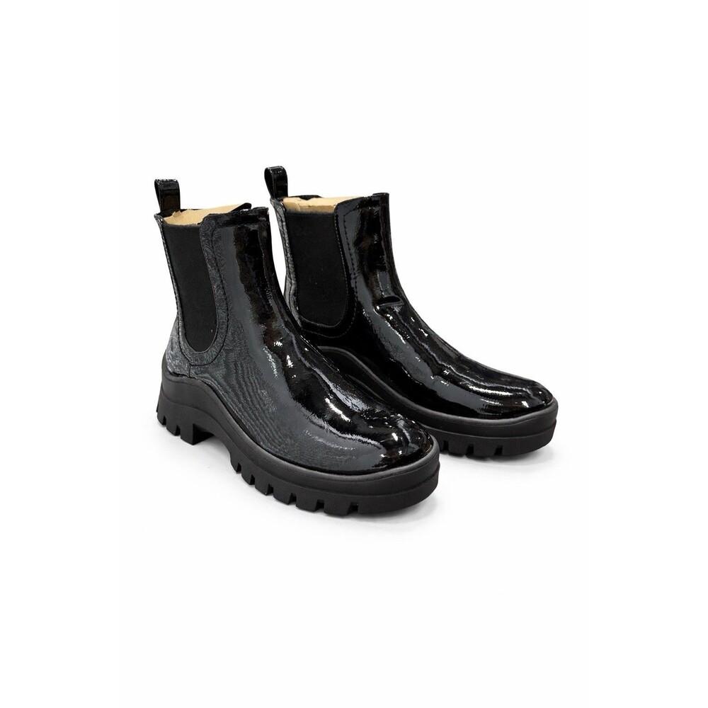Mix No. 6 Lardon Size 9M Combat Moto Boot Women’s Patent Leather